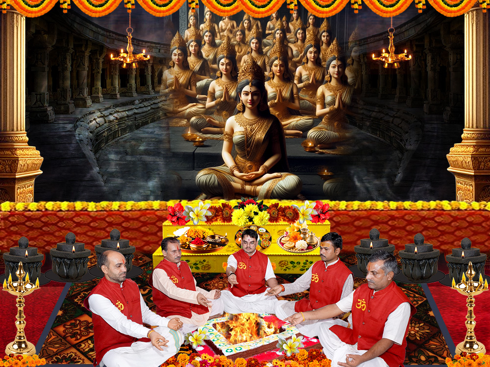 Shree Chausath Maha Yogini Puja Mantra Japa and Yagna