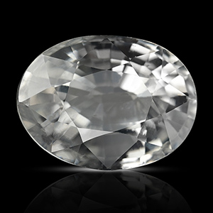 White Zircon Stone - 4.45 Carats
