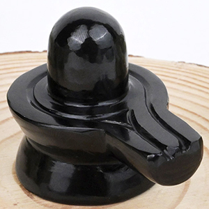 Black Agate Shivling - 105.28 gms