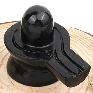 Black Agate Shivaling - 297 gms