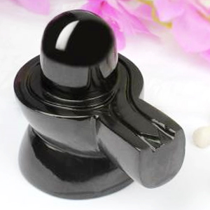 Black Agate Shivling 683 gms