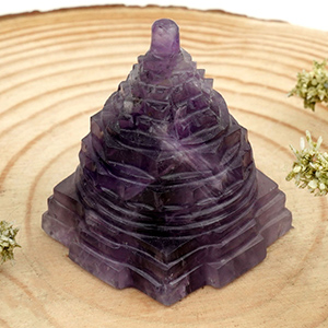 Amethyst Shree Yantra - 61 gms