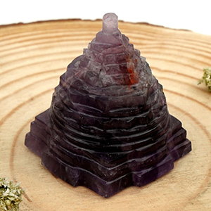 Amethyst Shree Yantra - 58 gms