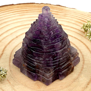 Amethyst Shree Yantra - 85 gms