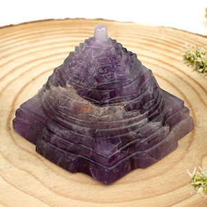 Amethyst Shree Yantra - 133 gms
