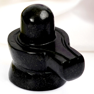 Shivlinga in Black Jade 84 gms