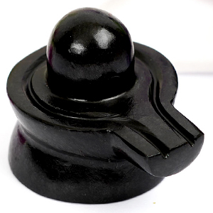 Shivlinga in Black Jade 84 gms II
