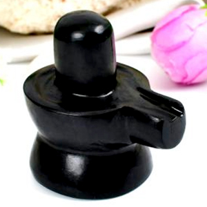 Shivlinga in Black Jade 81 gms II