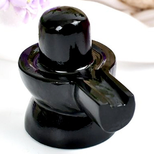 Shivlinga in Black Jade 82 gms