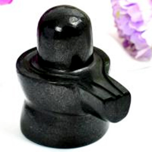 Shivlinga in Black Jade 91 gms