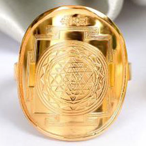 Shree Yantra Ring in Gold