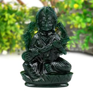 Green Aventurine Saraswati - 506 gms