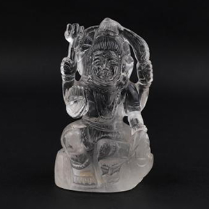 Sphatik Crystal Shiva Idol - 340 gms
