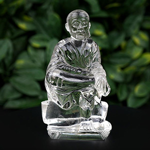 Sphatik Crystal Sai Baba - 356 gms