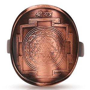 Shree Yantra Copper Ring