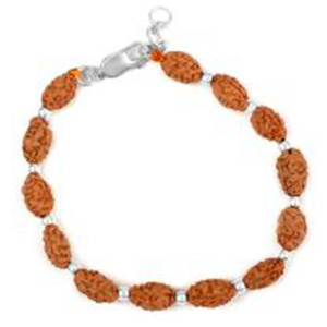 2 Mukhi Moon Bracelet from Java with Silver Balls