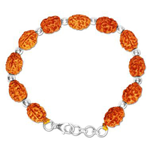 3 Mukhi Mahajwala Java Silver Bracelet