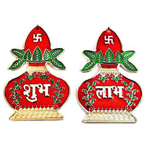 Shubh Labh Sticker (Set Of 2) (Design I)
