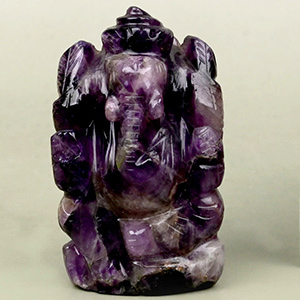 Amethyst Ganesh Idol - 67 gms