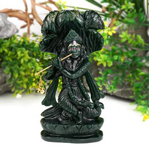 Green Aventurine Krishna - 1055 gms