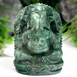 Ganesha in Budd Stone - 825 gms