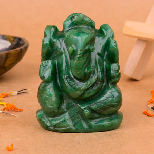 Budd Stone Ganesha Idol - 99 gms
