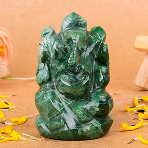 Budd Stone Ganesha Idol - 109 gms