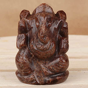 Gomed Ganesha Idol - 139 gms