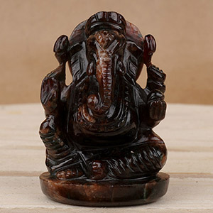 Gomed Ganesha Idol - 74 gms