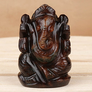 Gomedh Ganpati Idol - 96 gms