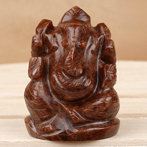 Gomedh Ganesha Idol - 96 gms