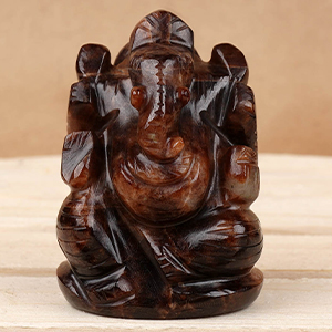 Gomedh Ganesha Idol - 140 gms