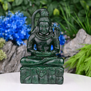 Green Jade Shiva - Large