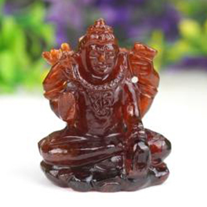 Shiva Idol in Gomed - 178 carats