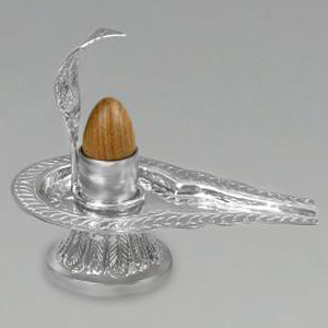 German Silver Yoni base with Narmada Lingam