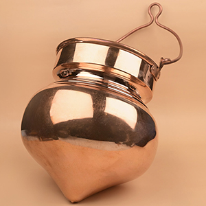 Pure Copper Hanging Abhishek Kalash Jaldhara