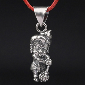 Bal Hanuman 925 Silver Pendant