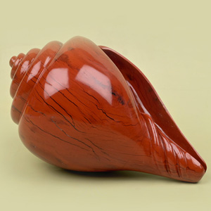 Red Jasper Shankh - 1.472 Kgs