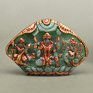 Exotic Emerald Laxmi Ganesh Saraswati Idols