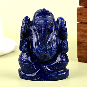 Lapis Lazuli Ganesh Idol - 84 gms