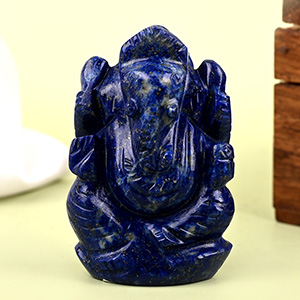 Lapis Lazuli Ganesh Idol - 63 gms