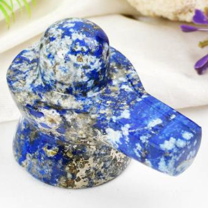 Lapis Lazuli Shivlingam 81 gms
