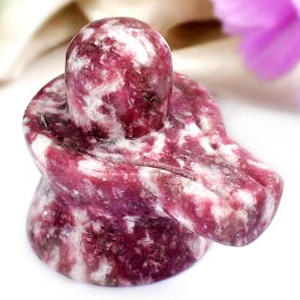 Lepidolite Shivlinga 76 gms