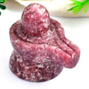  Lepidolite Shivlinga 87 gms