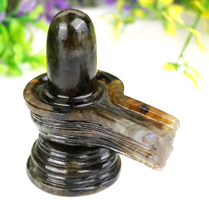  Shivlinga in Labradorite 161 gms