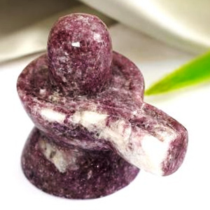 Lepidolite Shivlinga 72 gms