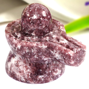 Lepidolite Shivlinga 109 gms