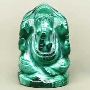 Malachite Ganesh Idol - 79 gms