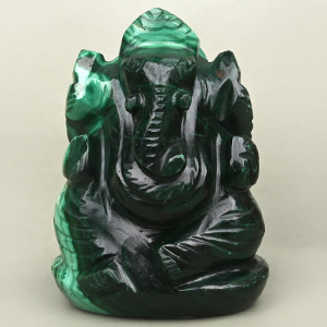 Malachite Ganesh Idol - 104 gms