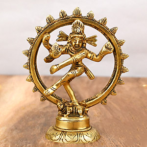 Natraja Dancing Shiva Brass Idol